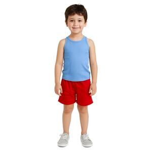 Starr Boys Red Mesh Basketball Shorts Size XS (4/5) Athletic Gym Activewear